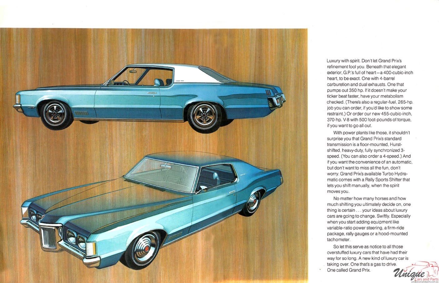 1970 Pontiac Grand Prix Brochure Page 2
